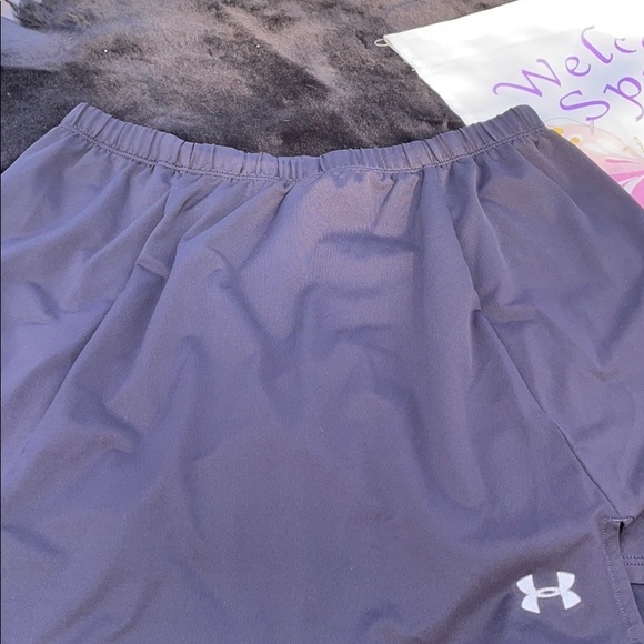 Under Armor Black Golf Tennis Skort with Slits Attached Shorts Small S Elastic - Picture 9 of 16